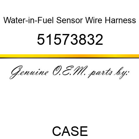 Water-in-Fuel Sensor Wire Harness 51573832