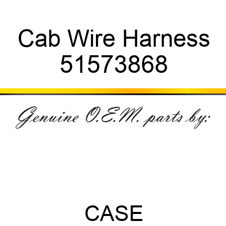 Cab Wire Harness 51573868