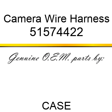 Camera Wire Harness 51574422