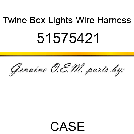 Twine Box Lights Wire Harness 51575421