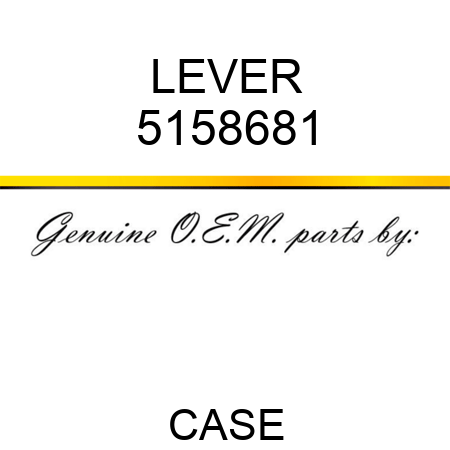 LEVER 5158681