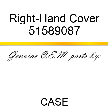 Right-Hand Cover 51589087