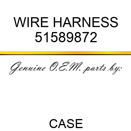 WIRE HARNESS 51589872