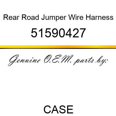 Rear Road Jumper Wire Harness 51590427