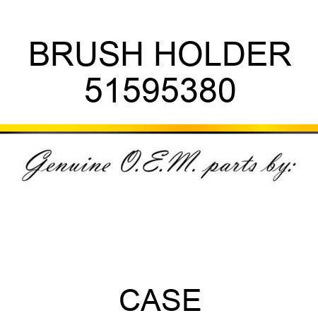 BRUSH HOLDER 51595380
