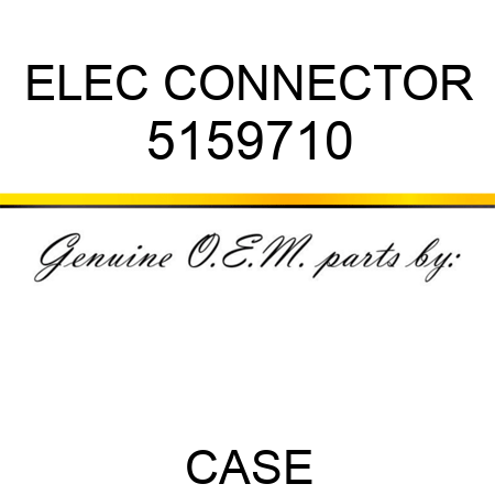 ELEC CONNECTOR 5159710