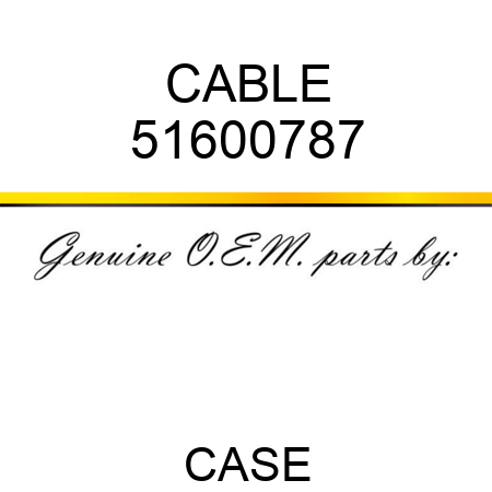 CABLE 51600787