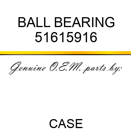 BALL BEARING 51615916
