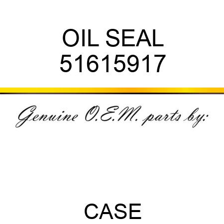 OIL SEAL 51615917