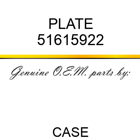 PLATE 51615922