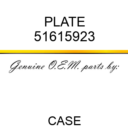 PLATE 51615923