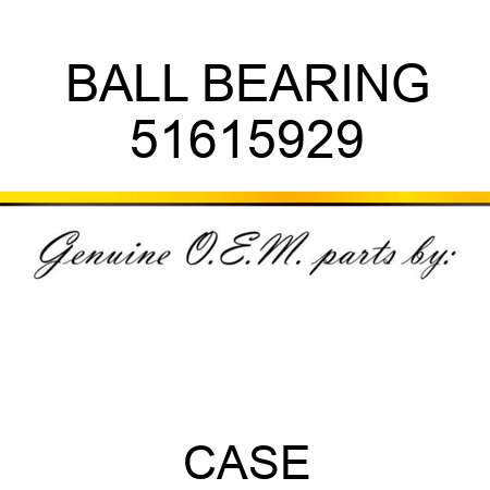 BALL BEARING 51615929