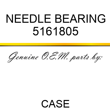 NEEDLE BEARING 5161805