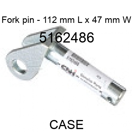 Fork pin - 112 mm L x 47 mm W 5162486