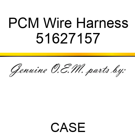 PCM Wire Harness 51627157