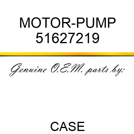 MOTOR-PUMP 51627219