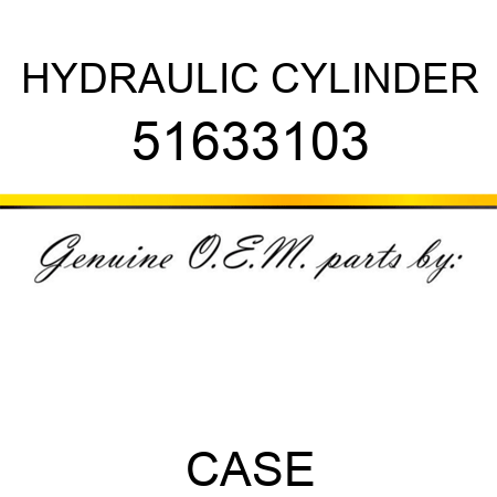 HYDRAULIC CYLINDER 51633103