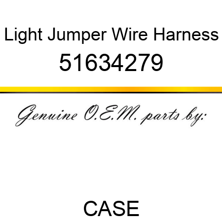 Light Jumper Wire Harness 51634279