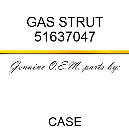 GAS STRUT 51637047