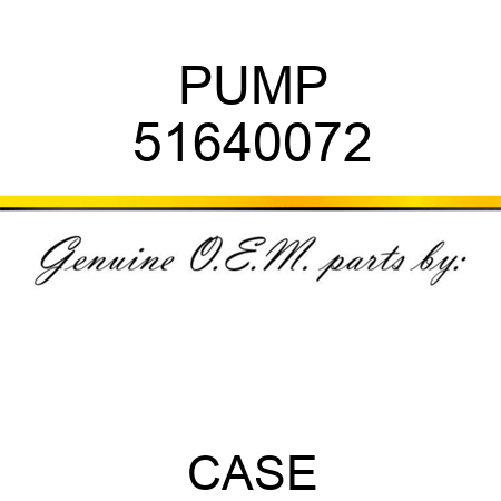 PUMP 51640072
