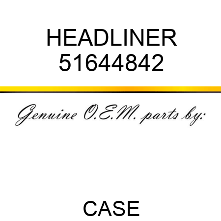 HEADLINER 51644842