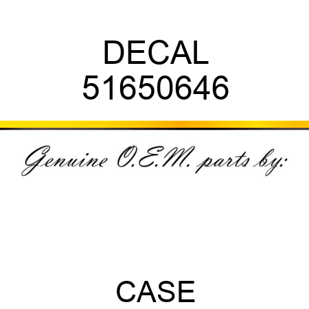 DECAL 51650646