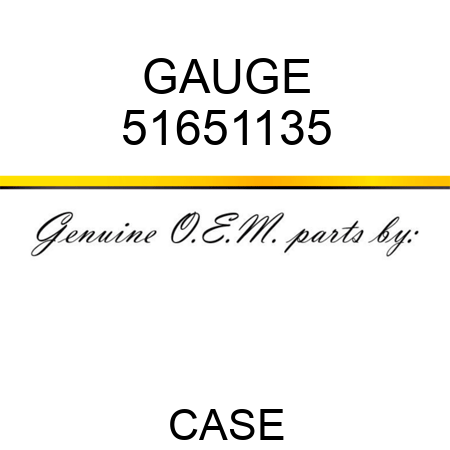 GAUGE 51651135