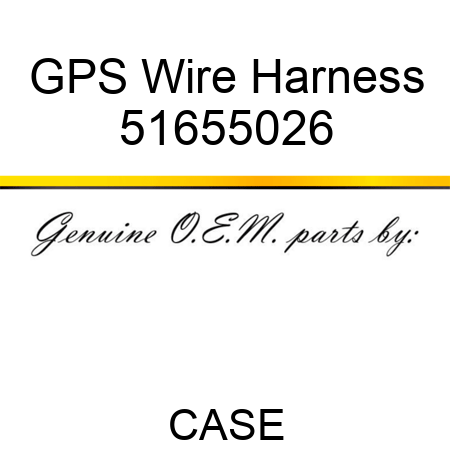 GPS Wire Harness 51655026