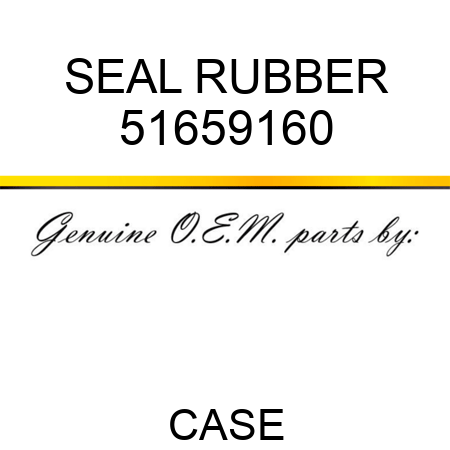 SEAL, RUBBER 51659160