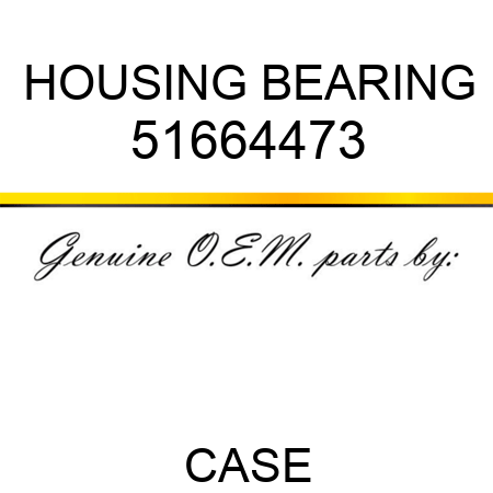 HOUSING, BEARING 51664473