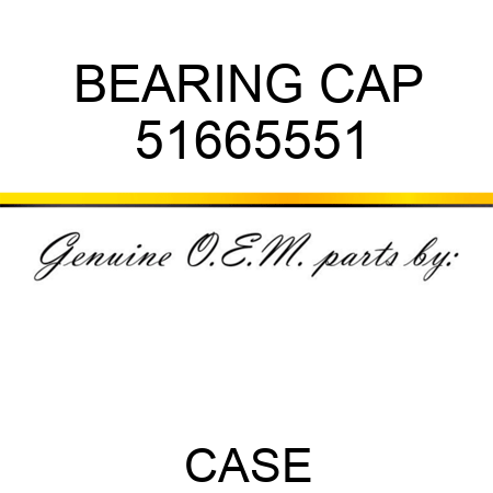 BEARING CAP 51665551
