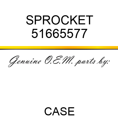 SPROCKET 51665577