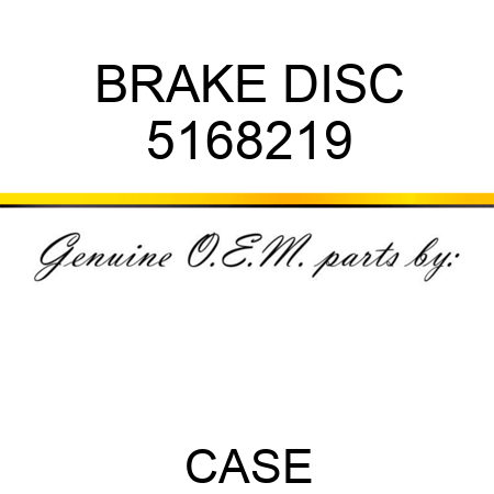 BRAKE DISC 5168219