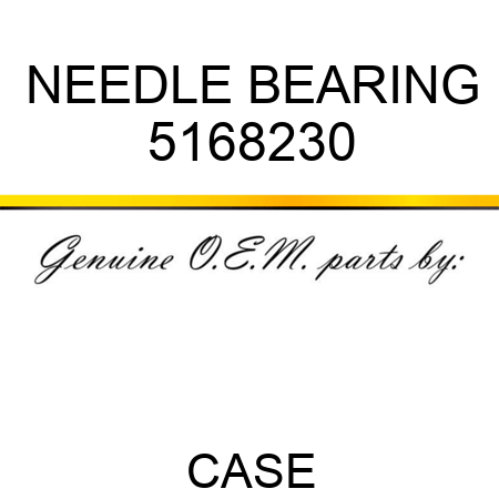 NEEDLE BEARING 5168230
