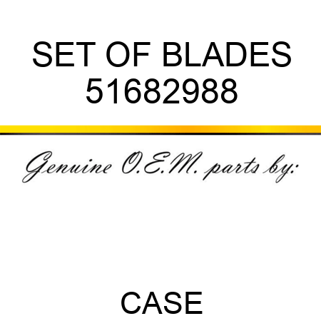 SET OF BLADES 51682988