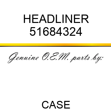 HEADLINER 51684324