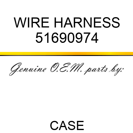 WIRE HARNESS 51690974