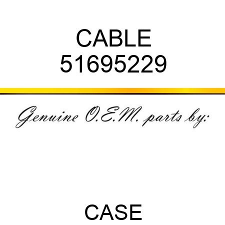 CABLE 51695229