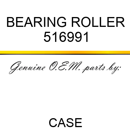 BEARING, ROLLER 516991
