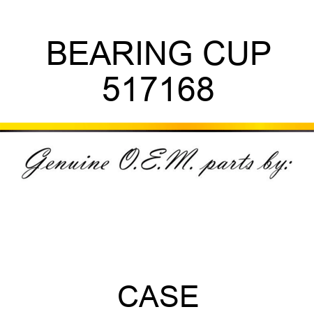BEARING CUP 517168