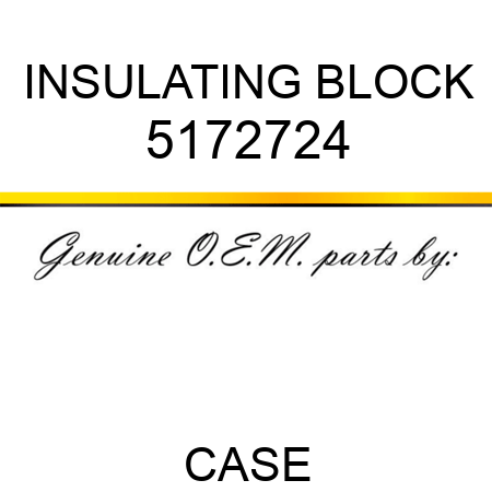 INSULATING BLOCK 5172724