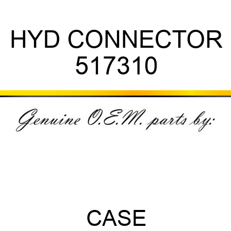 HYD CONNECTOR 517310