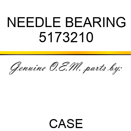 NEEDLE BEARING 5173210