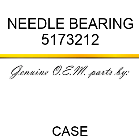 NEEDLE BEARING 5173212