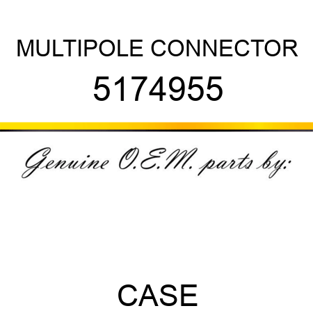 MULTIPOLE CONNECTOR 5174955