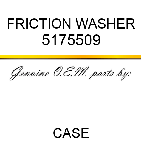 FRICTION WASHER 5175509