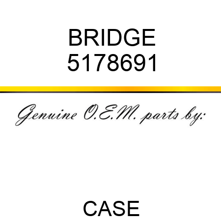 BRIDGE 5178691