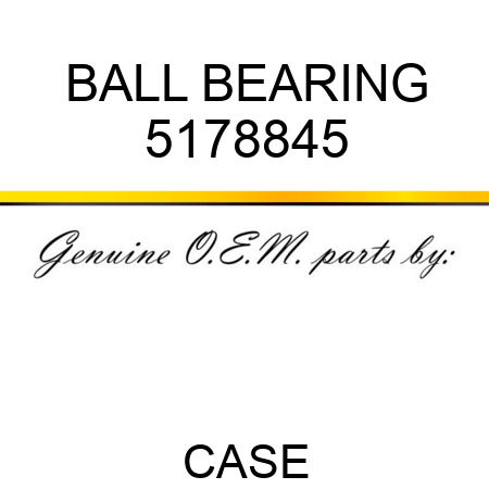 BALL BEARING 5178845