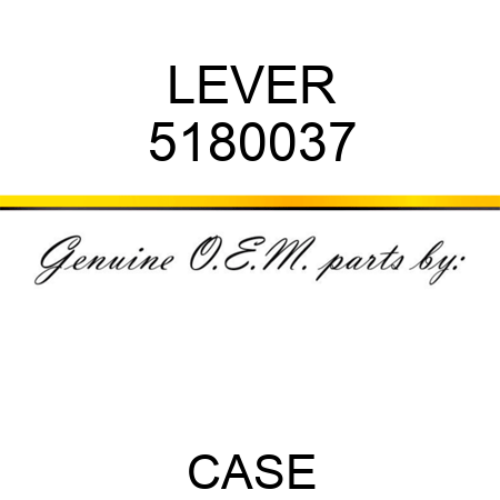 LEVER 5180037