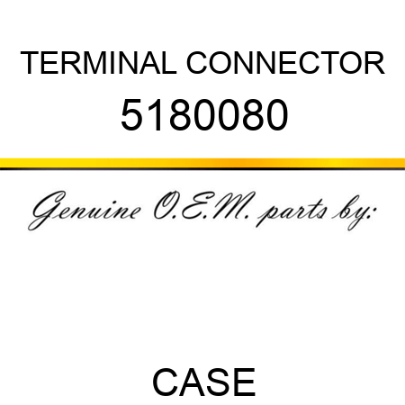 TERMINAL CONNECTOR 5180080